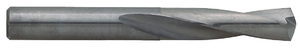 Rushmore USA 2 Flute Solid Carbide Uncoated Screw Machine Length Twist Drill, 5/16" Size, 1-1/4" Length of Cut, 2-1/2" Overall Length