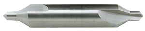 KEO Solid Carbide 60° Angle Combination Drill & Countersink, #1 Size, 1/8" Body Diameter, 3/64" Drill Diameter, 1-1/4" Overall Length