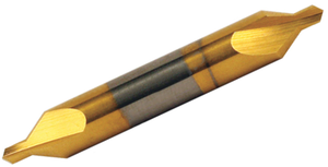 Rushmore Solid Carbide TiN Coated Combined Drill & Countersink, Size #4, 5/16" Body Diameter