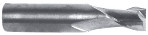 Micro 100 3 Flute Stub Length Solid Carbide Single End Mill, 3/32" Size, 1/8" Shank Diameter, 3/16" Length of Cut, 1-1/2" Overall Length