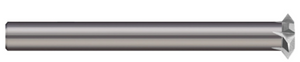 Micro 100 4 Flute Solid Carbide Thread Mill, 3/8" Cutter Dia., 1/4" Shank Dia., 2-1/2" Shank Length, .093" Thickness , 12 to 32 T.P.I. - TM-375