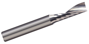 Micro 100 1/16" Size Single Flute Solid Carbide Router, For Plastic SFP
