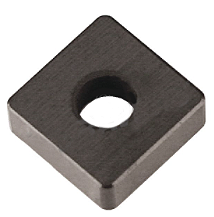 Precise 90º Square Indexable Ceramic Turning / Boring Insert - Radius 0.063" - SNGA434AB30