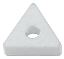 Precise 60º Triangle Indexable Ceramic Turning / Boring Insert - Radius 0.047" - TNGA433AW20