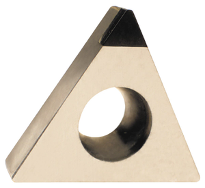 Precise 60º Triangle Indexable PCD Tipped Turning / Boring Insert - Radius 0.031" - TCMW2(1.5)2 PCD15 - 22-296-788