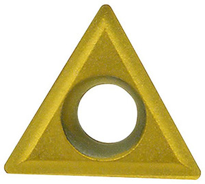Everede Indexable Carbide Turning Insert, 60° Triangle TPGH-331, 0.031" Radius, Grade CV6