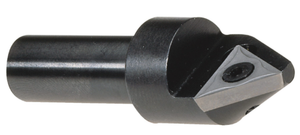 APT 60° Point Angle Single Insert Indexable Countersink & Chamfering Holder, 1/2" Shank Dia., Maximum Cutter Body 3/4" - CC160 - 24-599-550