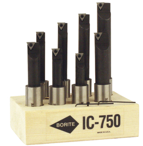 Borite 8 Piece Boring Bar Set, 3/4" Shank Size - IC-750 - 24-772-454