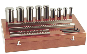 Precise 13 Piece HSS Fractional Keyway Broach Set - 110
