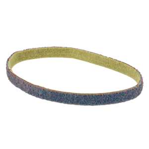 Precise Aluminum Oxide Non-Woven Belt - Blue, 3/4" x 18" Size, Very Fine Grade