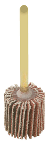 CGW Aluminum Oxide Mini Flap Wheel, 5/8" Dia., 5/8" Width, 120 Grit