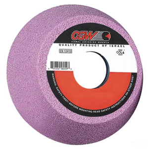 CGW Pink Surface Grinding Toolroom Cup Wheel, 4" Dia. x 1-1/2" Width, 80 Grit - 58057