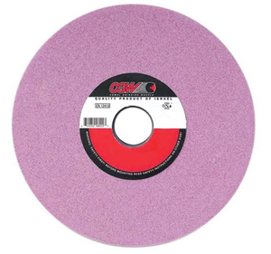 CGW Pink Surface Grinding Wheel, 7" Dia. x 1/4" Width, Hardness K, 80 Grit - 58002