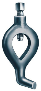 Bent Tail Lathe Dog #3, Capacity: 3/4"