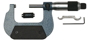 Precise Flat End Spindle Outside Micrometer, 25-50mm Range - M-126