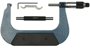 Precise Flat End Spindle Outside Micrometer, 100-125mm Range - M-129