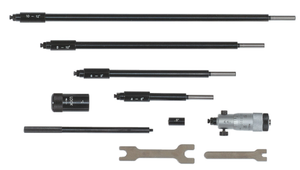 Mitutoyo Inside Micrometer Set 5 Interchangeable Rods, 2 - 12" Range - 141-233 - 57-004-133