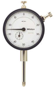 Mitutoyo AGD Dial Drop Indicator, 0 - 1/4" Range, 0-50-0 Reading - 1411A - 57-015-220