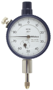 Mitutoyo AGD Dial Drop Indicator, 0 - 1/4" Range, 0-100 Reading - 1410A - 57-015-221