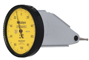 Mitutoyo Vertical Dial Test Indicator Set, 0 - 0.2mm Range, 0-100-0 Reading - 513-455-10T - 57-015-278