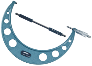 Mitutoyo Flat End Spindle Outside Micrometer, 9-10" Range - 103-224