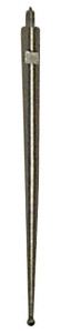 TESA Brown & Sharpe Dial Test Indicator Point #599-7034-120, 1-7/16" Tip Length, 0.120" Tip Diameter, Carbide