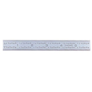 Tesa Brown & Sharpe 6" 4R Graduation Flex Steel Rule 599-323-604