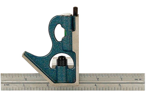 PEC Tools 2 Piece 6" 4R Cast Iron Combination Square Set 7121-006 - 57-020-300