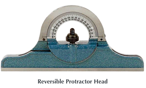 PEC Tools 12" Cast Iron Reversible Protractor Head Only for Combo Square 7119A-012