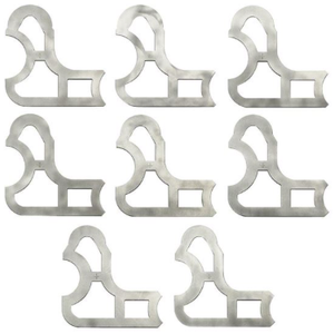 Precise 8 Piece Radius Gage Set, 1-9/16" - 2" Range - GRG-27