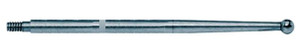 Accurate Replacement Tip #Z6205 for BesTest Dial Test Indicators, 1/2" Tip Length, 0.080" Tip Diameter, Steel - 57-030-252