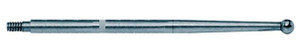 Accurate Replacement Tip #Z6230 for BesTest Dial Test Indicators, 1-7/16" Tip Length, 0.080" Tip Diameter, Steel - 57-030-257