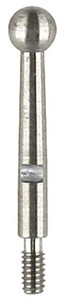 Accurate Replacement Tip #Z6120 for Teclock Dial Test Indicators, 5/8" Tip Length, 0.125" Tip Diameter, Steel - 57-030-271