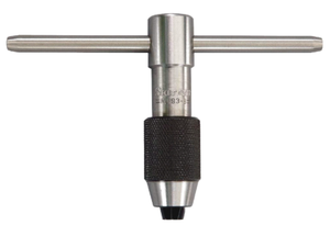 Starrett T-Handle Tap Wrench, 7/32" to 7/16", 5.5mm to 11mm Range - 93B