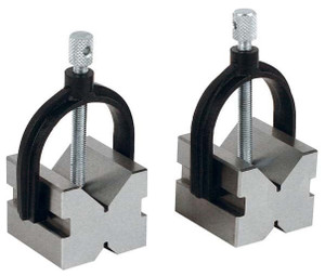 Precise Precision "V" Blocks & Clamps Set, Matched Pair, 3/16 - 1-5/16" Capacity, 1-3/4" x 1-5/8" x 1-3/8" - 57-060-001