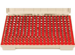Vermont Gage 250 Piece ZZ Class Plus Pin Gage Set, .251" thru .500" Range