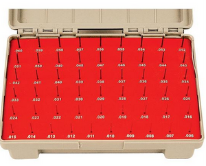 Vermont Gage 125 Piece ZZ Class Plus Pin Gage Set, .6260" thru .7500" Range