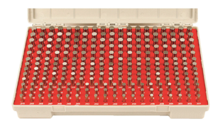 Vermont Gage 250 Piece ZZ Class Minus Pin Gage Set, .251" thru .500" Range