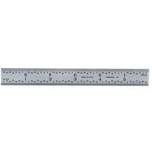 PEC 150mm D/M Graduation Rigid Steel Rule 562-006