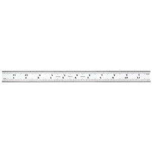 Starrett 12" 16R Graduation Rigid Steel Rule C616R-12