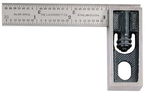 Starrett 4" 4R Grad Double Square - 13A, EDP 50109