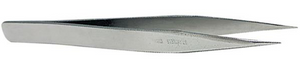 Precise Stainless Steel Extra Fine Point Tweezer, 4-1/4" Length - 423-4