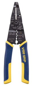 IRWIN VISE-GRIP Stripper, Crimper & Cutter Type Wire Strippers #2078309, 10-22 AWG Capacity, 8-1/2" Overall Length