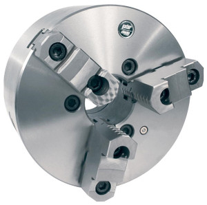 Gator Chucks Camlock Spindle "D1" Series (Direct Mounting) Self-Centering Scroll Chuck #1-125-0604, Forged Steel Body, 6" Size, D1-4 Spindle - 63-711-010