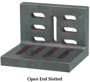 Precise Open End Slotted Angle Plate, 3-1/2"L x 3"W x 2-1/2"H - CAB-300