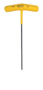 Bondhus Cushioned Grip T-Handle Hex Tool, 3/32" Size - 13205 - 71-350-220