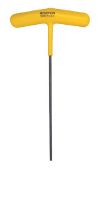 Bondhus Cushioned Grip T-Handle Hex Tool, 7/64" Size - 13206 - 71-350-221