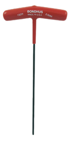 Bondhus Cushioned Grip T-Handle Hex Tool, 2.5mm Size - 13254 - 71-350-235