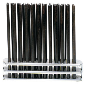 Spellmaco Transfer Punch Set (Spotters) #1-60, Wire Gage, #1 - #60
