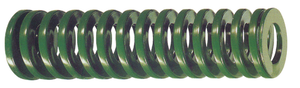 Danly DieMax XL™ Light Load, Green Die Spring, 12" Free Length, 1/2" Hole Dia., 9/32" Rod Dia. - 79-084-811
